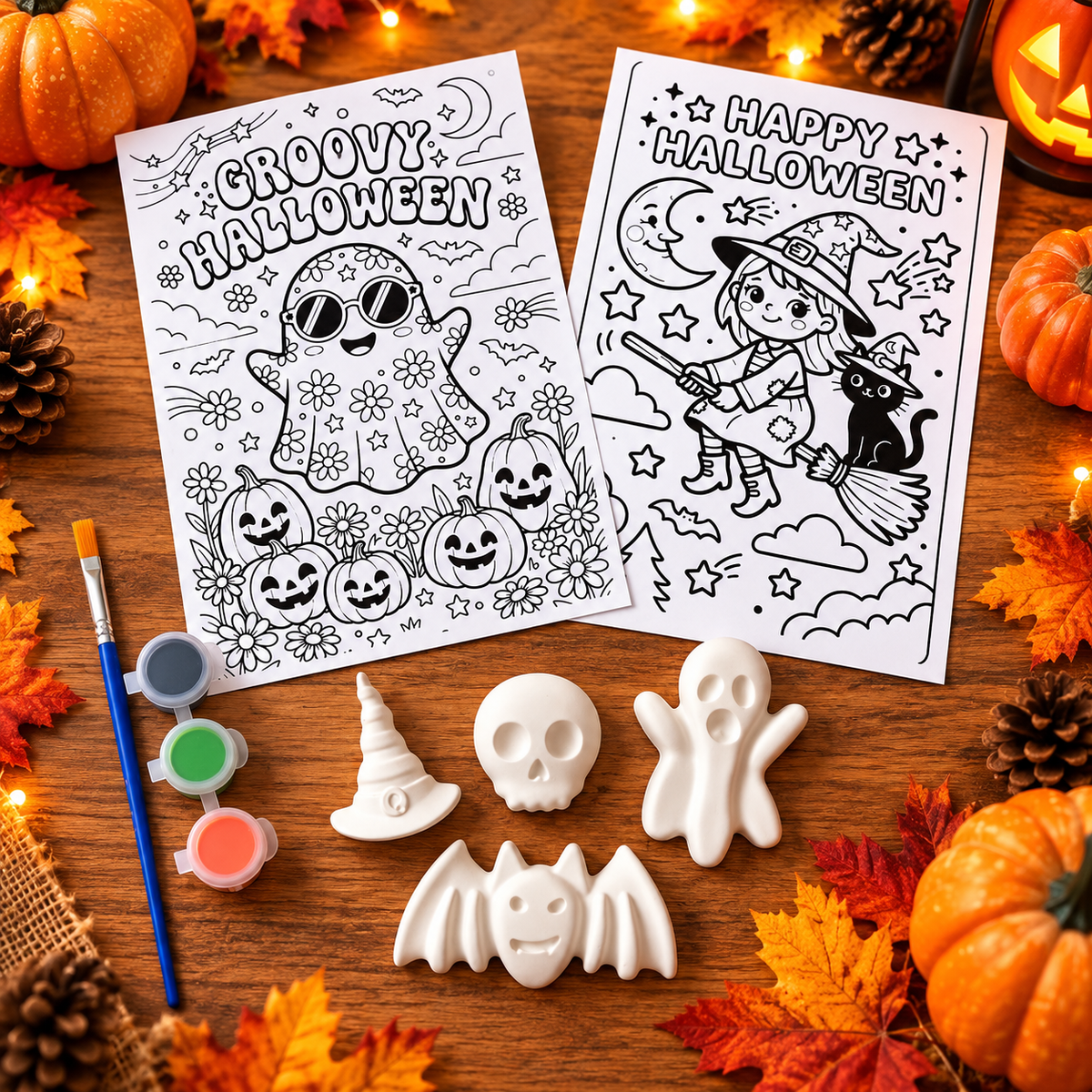 Paint Your Own Witch Hat β Kids Halloween Craft Kit