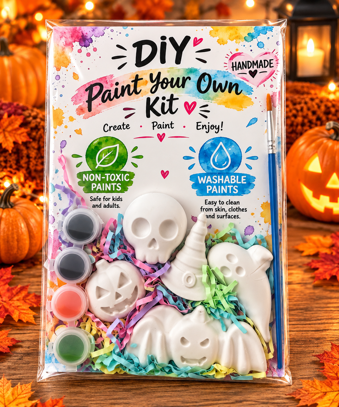 Paint Your Own Witch Hat – Kids Halloween Craft Kit