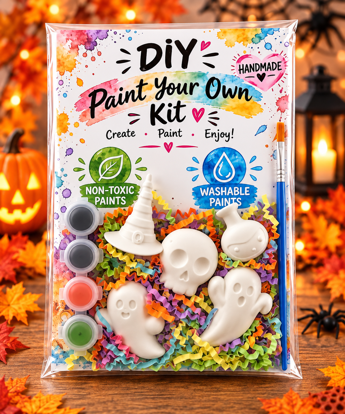 Paint Your Own Halloween Figures – Kids Halloween Craft Kit