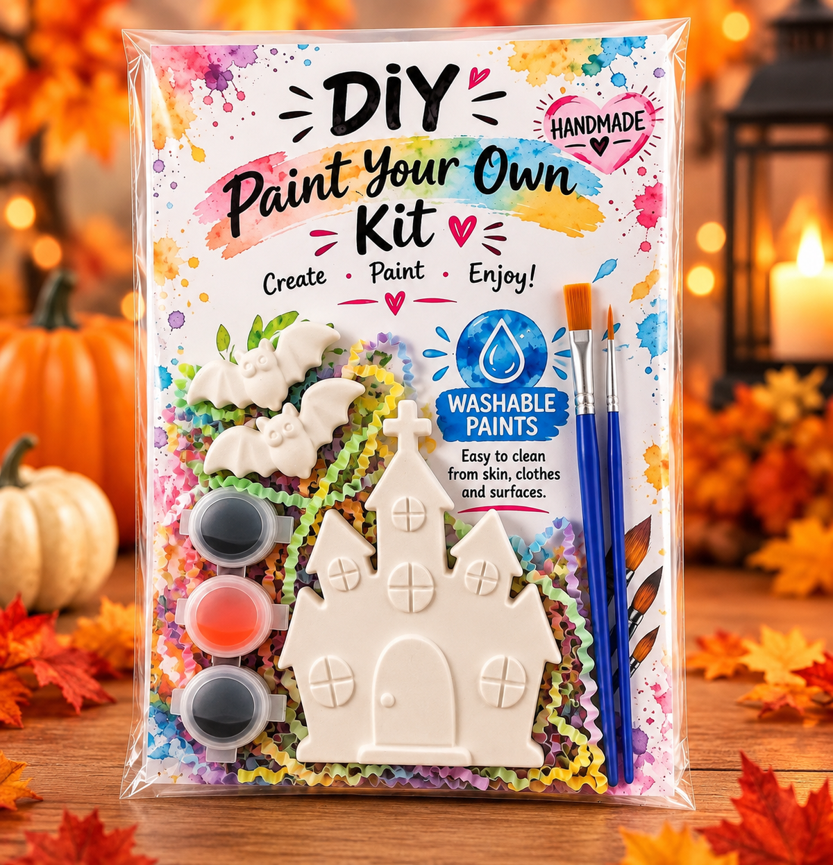 Paint Your Own Fairy Castle – Kids DIY Craft Painting Kit